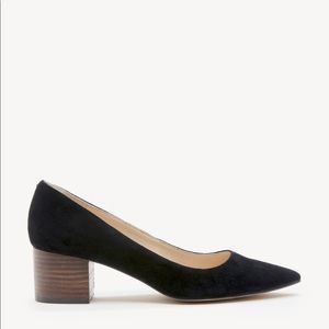 Sole Society Andorra Black Suede Heels New
